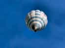 Balloons flying over site