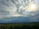 The view of the hills