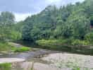 Next to the river