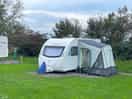 Caravan pitched