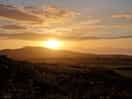 Sunset view form the site