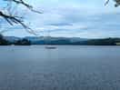View from the lake 2 min walk.
