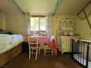 Interior of the hut