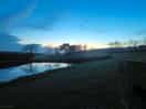 Over the fishing lake