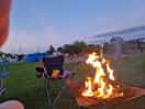 Csmpsite with campfire.