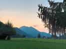 Evening view from the campsite
