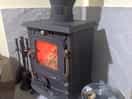 Fireplace to keep you warm, looks and feels cosily😊