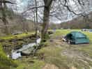 Our pitch by the river