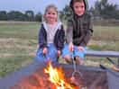 Firepit by the bell tent