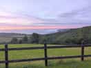 Sunset over bay