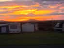 Evening view from trailer