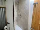 Shower room with a toilet