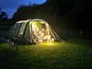 All lit up