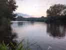 Down by the river, view upstream