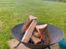 Pitches include a fire pit, wood and kindling can be purchased