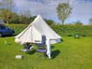 We hired a bell tent