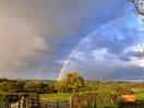 It did rain briefly.