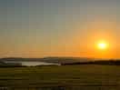 Sunset over laugharne