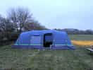 Tent in field. mid-april, there was just ourselves and two motor homes - lots of space