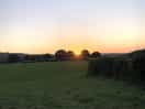 Sunrise from site