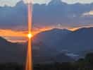 Tramonto dal camping