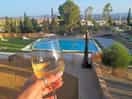 Fabulous veiw of pool from the bar