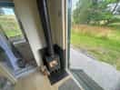 Log burner inside