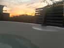 Sunset from tub