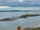 View over at holy island