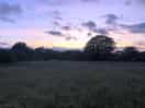 The sun sets were lush.