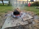 Camp fire for s’mores