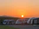 Sunset view from our pitch