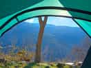 View from the tent on the first morning