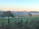 The morning view of hautefort