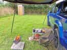 Composting toilet for each pitch & loads of space.
