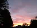 Sunset over the mountains
