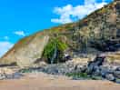 Tresaith waterfall