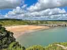 Driving distance to barafundle bay. a picturesque beach with a coastal path worth exploring.