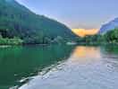 Sunset over the lake