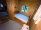 Bedroom and also had bunkbeds.