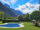 Blick vom pool