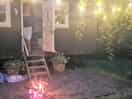 Evening view of hut
