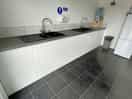 Washing up area.