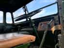 Inside the old ww2 truck ian opened up to let alfie sit in