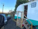 Outside the horse box