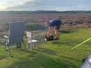 Barbecue time at aldridge hill how can you not like the view watching the sunset each evening