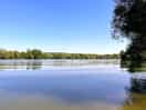 The seine river at the back of the campsite