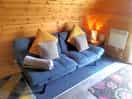 Comfortable seating area and can also be a bed