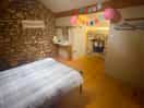 Comfy double bed with privacy of our own shower and toilet