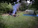 Our pitch circled with woodland. complete privacy.